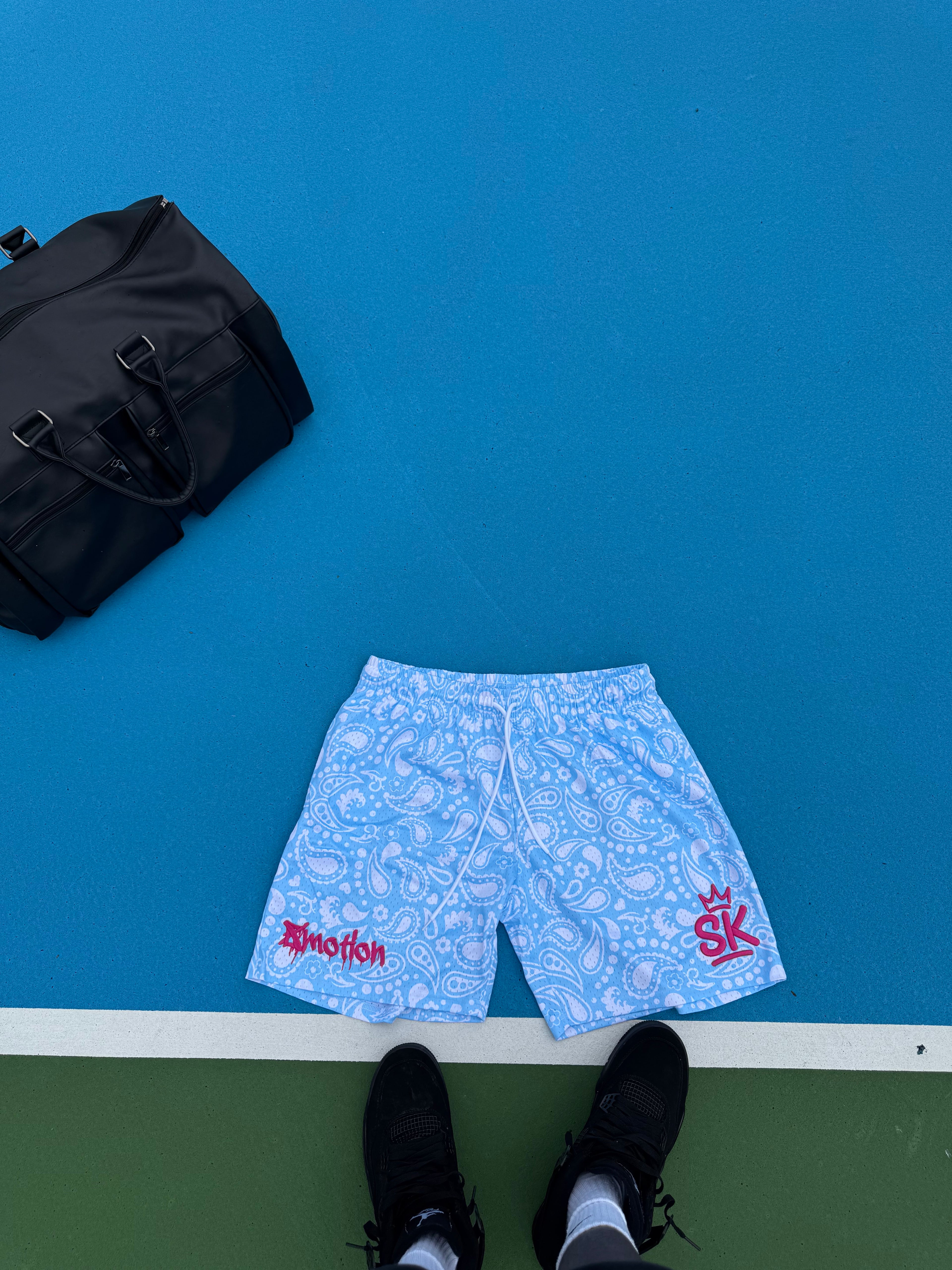 BLUE BANDO SHORTS