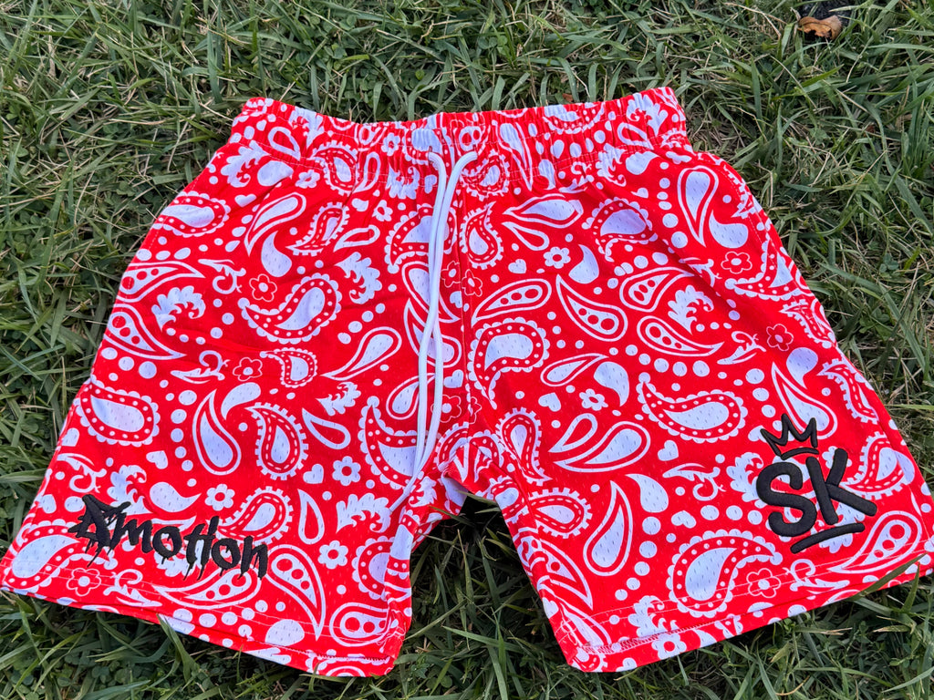 RED BANDO SHORTS
