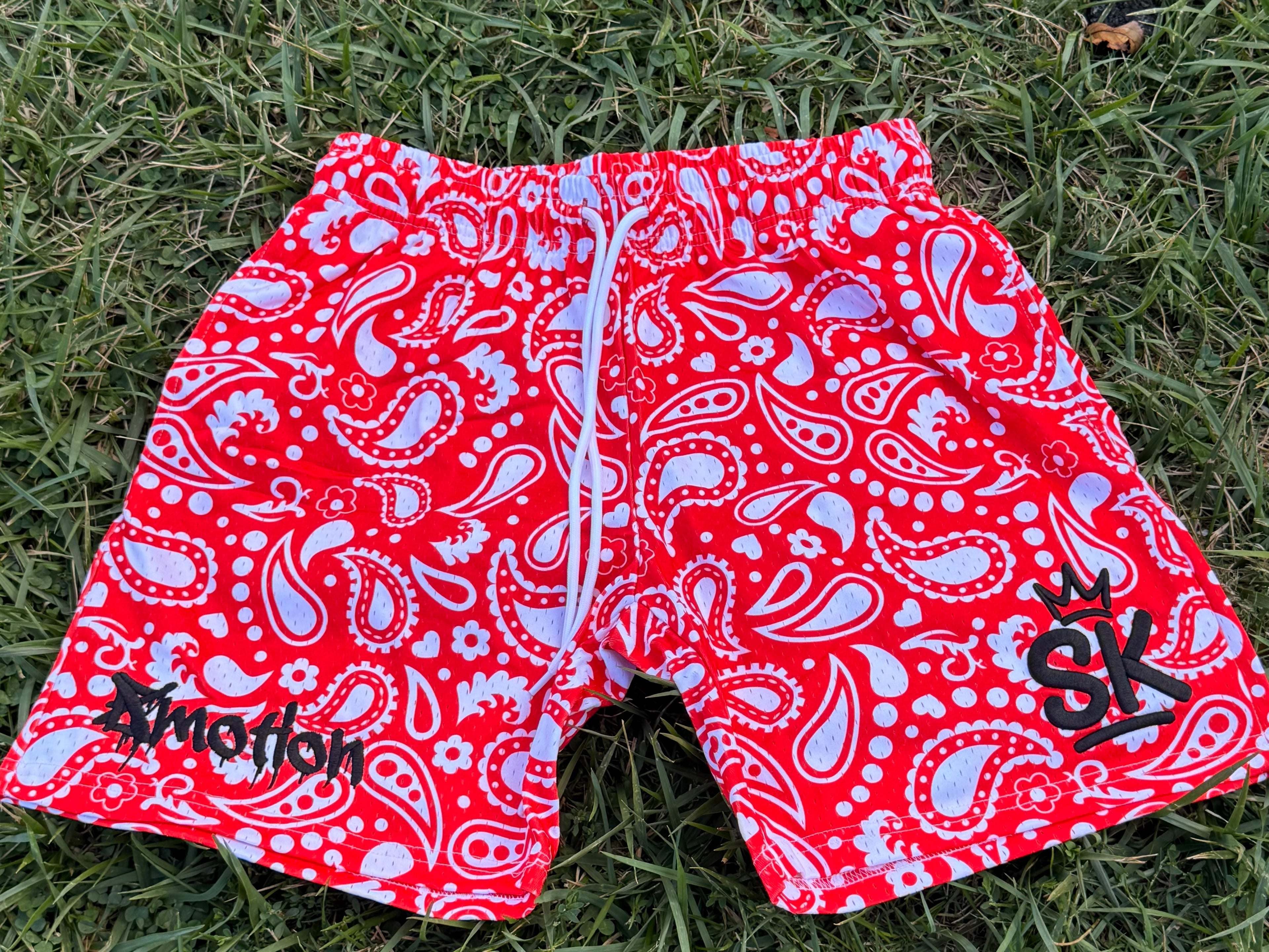 RED BANDO SHORTS
